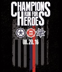 2016 Champions Run For Heroes Logo