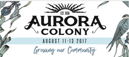 2017 Aurora Colony Days Logo