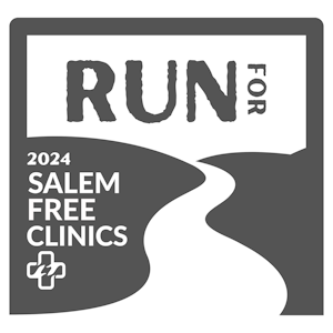 2024 Run for Salem Free Clinics Logo