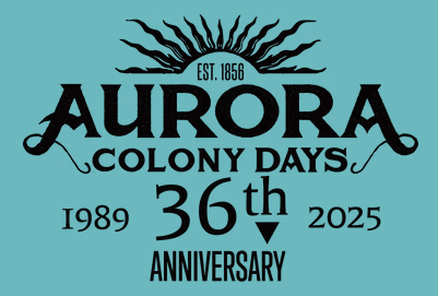 2025 Aurora Colony Days Logo