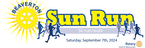 2024 Beaverton Sun Run 10K 5K Logo